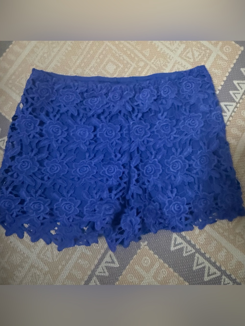 Women’s Blue Floral Shorts Size Small